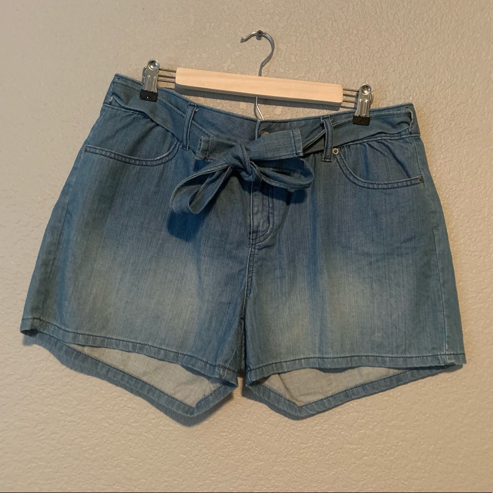 Gap Jean Shorts with Tie Front
